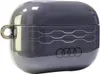 A close-up studio shot of a gray Audi branded AirPods Pro 2 case. Podgląd zdjęcia produktu