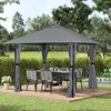 Sekey Pavillon 3x3 Gartenpavillon Terrassenpavillon 4 Produktbild-Vorschau 5