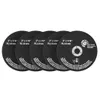 A set of five circular cutting discs arranged in a row. Produktbild-Vorschau