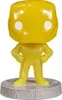A yellow glittery Funko Pop! vinyl figure of Iron Man on a gray circular base. Produktbild-Vorschau