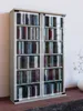 VCM - Drewno CD DVD Stand Shelf Gallery Drzwi szklane Podgląd zdjęcia produktu 7