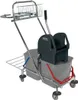 Cestino doppio cromato 2x17l con pressa, K.+R. Anteprima dell’immagine prodotto 1