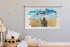 MuchoWow® Wandteppich Wandbehang Vogel - Stange - Strand Produktbild-Vorschau 3