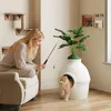Mondeer Litière pour chat 2 en 1 & niche avec plante Voir les images du produit 10