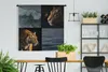 MuchoWow® Wandteppich Wandbehang Collage - Tiger - Produktbild-Vorschau 2