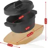 BBQ-Toro Mini Dutch Oven (4 kusy) | Ø 11 cm | Litinový Náhled obrázku produktu 4