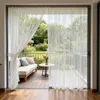 Set da 2 tende da esterno in voile a pois con passanti per Anteprima dell’immagine prodotto 3