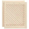 vidaXL Dveře šatní skříně 2 ks. Mřížkový design 59,5x69 cm Náhled obrázku produktu 1
