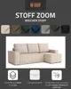 MR GROUP Ecksofa L Form Bergamo 240x142 cm mit Produktbild-Vorschau 8