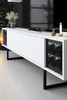 Skye Decor, Black Line - White, Black, TV-Schränke, Weiß, Produktbild-Vorschau 3