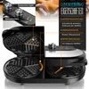Arendo Waffeleisen für 2 Herzwaffeln, Waffelautomat mit 2 Produktbild-Vorschau 3