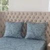 Pościel 220x200 + 2 70x80 Niebieska we Wzory Komplet Podgląd zdjęcia produktu 11