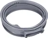 A gray washing machine door seal is shown against a white background. Produktbild-Vorschau
