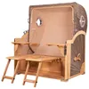 Strandkorb-Set - bene living - Königssee Teak - PE grau- Produktbild-Vorschau 22