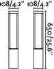 Faro 70754, Außensockel-/Pfostenbeleuchtung, Rostfarbe, Produktbild-Vorschau 3