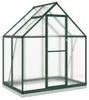 vidaXL Gewächshaus mit Fundamentrahmen Grün 169x114x202 cm Produktbild-Vorschau 1