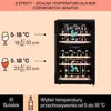 KlarsteinBarossa 40D, chłodziarka do wina, 2 strefy, 135 l, Podgląd zdjęcia produktu 3