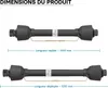 Wiltec Arbre Transmission T4 cardan - longueur 1100-1430 mm Voir les images du produit 7
