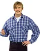 Planam Flanellhemd 2001 Gr. 43/44 blau kariert Produktbild-Vorschau 8