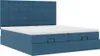 Ottoman-Bett mit Matratzen & LED Dunkelblau 200x200 cm Samt Produktbild-Vorschau 5