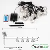 LUMILED Solar Lichterkette Außen 10,5m 20 LED mit 57 Produktbild-Vorschau 8