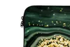 MuchoWow® Laptop Hülle 14 ZollMarmor - Gold - Glitter - Produktbild-Vorschau 3