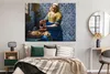 MuchoWow® Poster Milchmädchen - Delfter Blau - Vermeer - Produktbild-Vorschau 4
