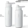 Trinkflasche Edelstahl 1L Thermoflasche Sport Flasche Produktbild-Vorschau 5