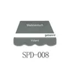 Two pieces of fabric, one labeled 'Markisentuch' and the other 'Volant', are shown with a product code below. Produktbild-Vorschau
