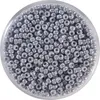 Miyuki-Rocailles, 2,2mm, 12g Pearl-Grey Produktbild-Vorschau 1