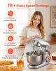 VEVOR impastatrice robot da cucina, impastatrice da 1500 W Anteprima dell’immagine prodotto 4