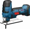 A cordless jigsaw is shown from a three-quarter side view against a white background. Produktbild-Vorschau