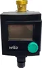 A black electronic device with a digital display and a green dial, featuring a gold connector at the top. Produktbild-Vorschau