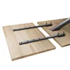 Two wooden planks with metal extension rails attached to them, suggesting a table extension mechanism. Produktbild-Vorschau