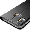 Close-up of a black flip phone case showing the camera and fingerprint sensor cutouts. Produktbild-Vorschau