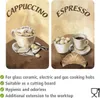 WENKO Set di 2 piastre di copertura per fornelli Cappuccino Anteprima dell’immagine prodotto 5