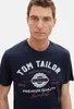 Tom Tailor T-Shirt Kurzarmshirt mit Rundhalsausschnitt und Produktbild-Vorschau 5