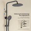Auralum Regenduschkopf, 25 cm Durchmesser, dreistufige Produktbild-Vorschau 8