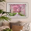 Leinwand Bilder 80x60 cm - Fensterblick - Japanisch - Produktbild-Vorschau 2