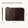 Funda para portátil Croco  14 pulgadas - Choco Brown Vista previa de la imagen del producto 2