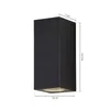 Lucande Wandstrahler Lavina, 17 cm, anthrazit, GU10, 2-fl. Produktbild-Vorschau 9