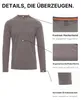 Mivaro Herren 3er Pack Langarmshirts aus Baumwolle - Produktbild-Vorschau 5