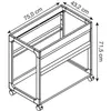 DURABLE Hängemappenwagen SYSTEM 90 A4, 378410 grau Produktbild-Vorschau 16