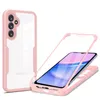 A pink and clear phone case is shown, with a phone inside the case. Produktbild-Vorschau