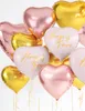 Palloncino in foil cuore 35cm oro rosa Anteprima dell’immagine prodotto 7