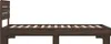 vidaXL Bettgestell Braun Eichen-Optik 90x200 cm Produktbild-Vorschau 5