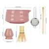 Matcha Besen Set, Matcha Set Rosa 5-Teiliges, Japanisches Produktbild-Vorschau 2