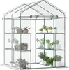Outsunny Serre de jardin avec étagères 3 niveaux, serre de Voir les images du produit 1