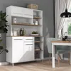 Kuchyňský bufet Vicco Pure Bílá/Řemeslný dub 120.2 x 177 Náhled obrázku produktu 3