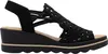 Rieker Damen Sandalette Schwarz Voir les images du produit 2